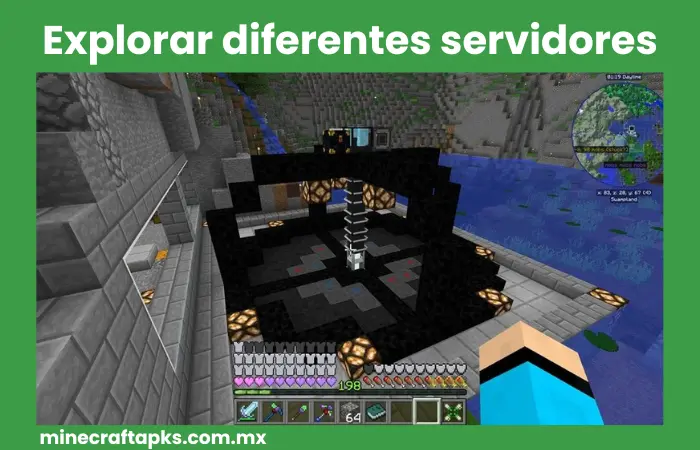 Explorar diferentes servidores