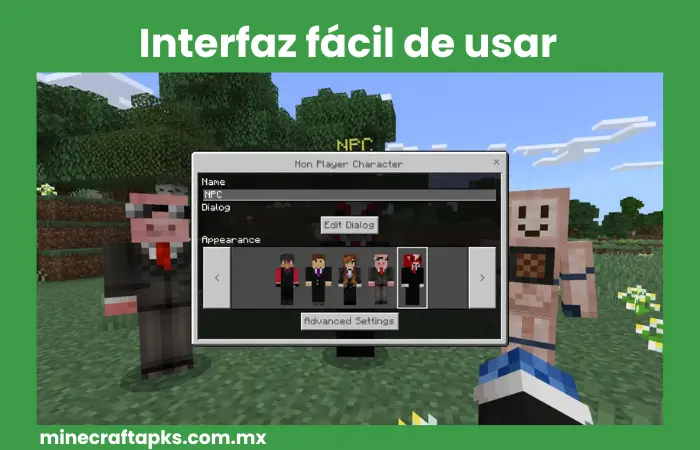 Interfaz fácil de usar