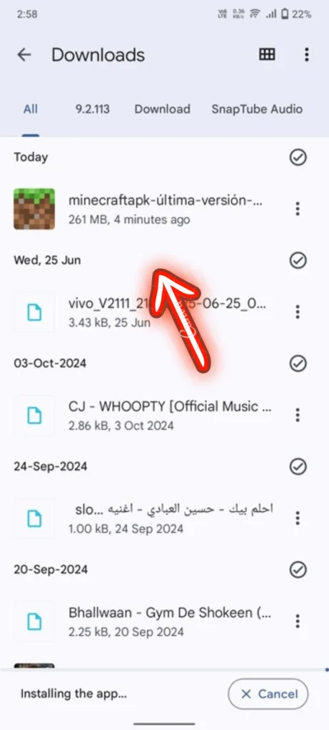 Localizar el archivo